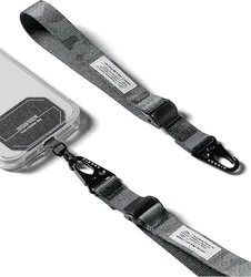 Ringke Koord Hand Strap Verstelbaar Universeel Polsbandje Camo Zwart afbeelding