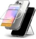 Ringke Magnetic Stand Slot Kaarthouder MagSafe Transparant