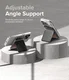 Ringke Magnetic Stand Slot Kaarthouder MagSafe Transparant Zwart afbeelding 3