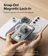 Ringke Stand Grip Wallet Magnetic MagSafe Kaarthouder met Standaard Grijs afbeelding 4