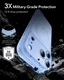 ESR Classic Hybrid iPhone 18 Pro Max / 17 Pro Max Hoesje MagSafe Licht Blauw afbeelding 2
