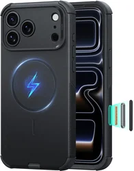 ESR Cyber Tough Apple iPhone 18 Pro Max / 17 Pro Max Hoesje MagSafe Zwart afbeelding