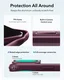 ESR Classic Hybrid MagSafe iPhone 18 Pro / 17 Pro Hoesje met Stand Burgundy afbeelding 4