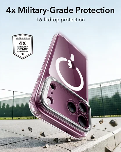 ESR Classic Hybrid MagSafe iPhone 18 Pro Max / 17 Pro Max Hoesje Clear afbeelding 2