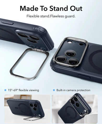 ESR Classic Hybrid MagSafe iPhone 18 Pro Max / 17 Pro Max Hoesje Blauw afbeelding 3