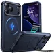 ESR Cyber Armor Apple iPhone 18 Pro / 17 Pro Hoesje MagSafe met Stand Blauw afbeelding 2