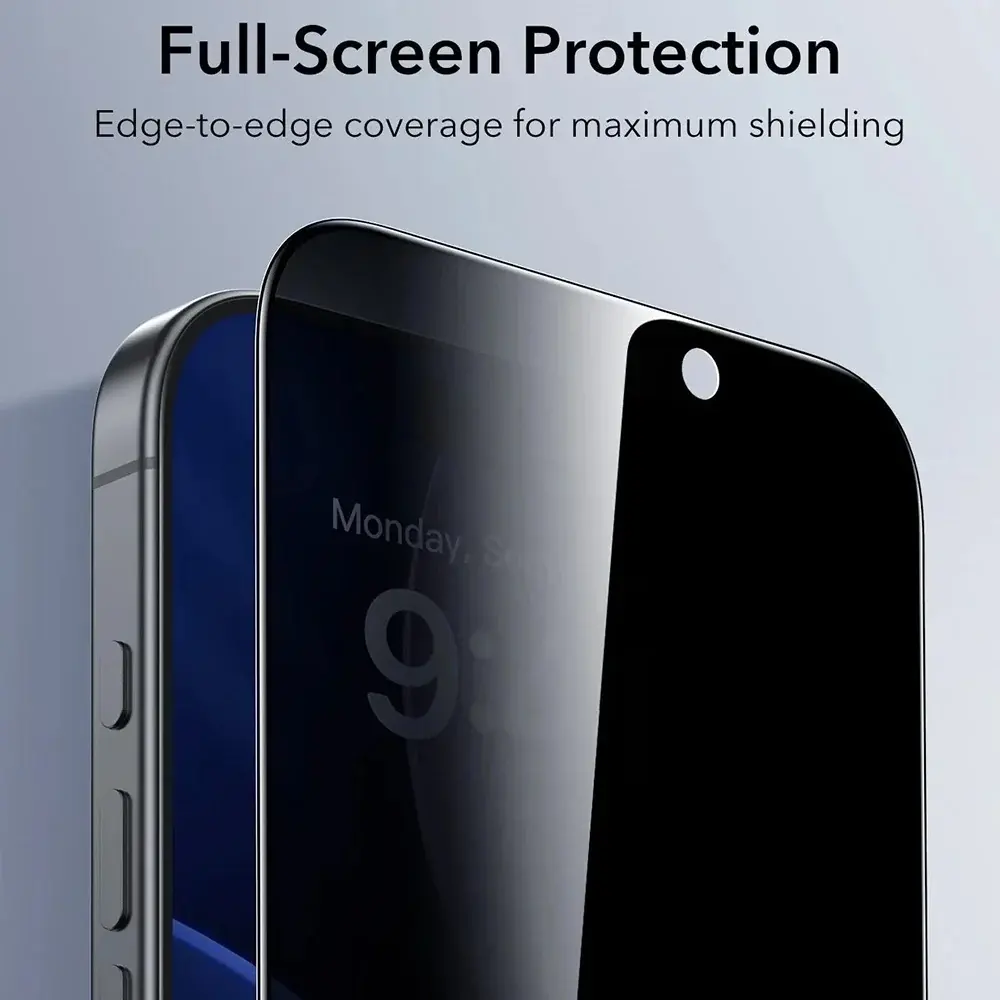 ESR UltraFit Classic Privacy iPhone 18 Pro Screen Protector (3-Pack) afbeelding 4