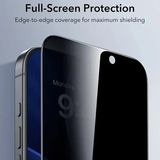 ESR UltraFit Classic Privacy iPhone 18 Pro Screen Protector (3-Pack) afbeelding 4