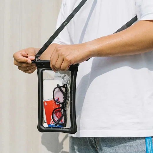 Ringke Floating Waterdicht Telefoonhoesje met Koord IPX8 Zwart afbeelding 16
