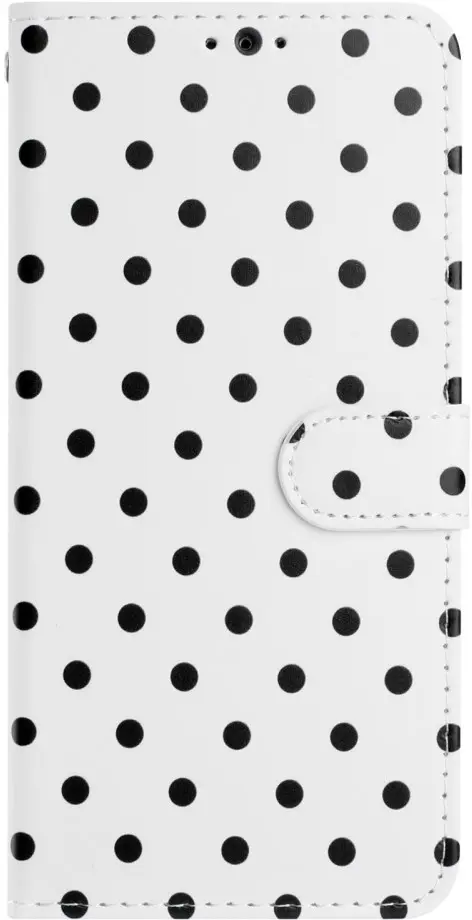 OnePlus Nord 6 Hoesje Portemonnee Book Case Polka Dot Wit afbeelding 8