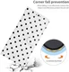 OnePlus Nord 6 Hoesje Portemonnee Book Case Polka Dot Wit afbeelding 2