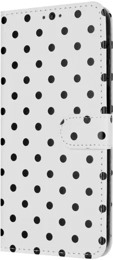 OnePlus Nord 6 Hoesje Portemonnee Book Case Polka Dot Wit afbeelding 9