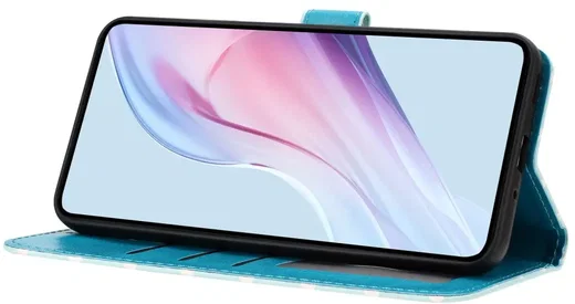 OnePlus Nord 6 Hoesje Portemonnee Book Case Polka Dot Blauw afbeelding 10