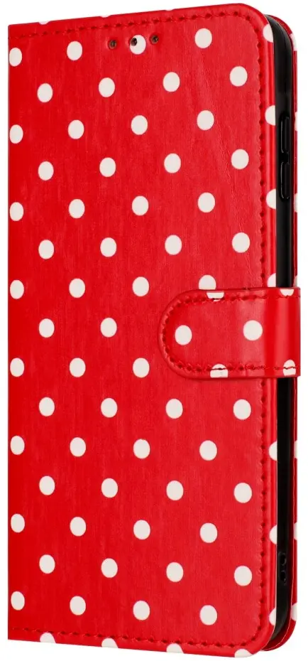 OnePlus Nord 6 Hoesje Portemonnee Book Case Polka Dot Rood afbeelding 9