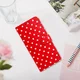 OnePlus Nord 6 Hoesje Portemonnee Book Case Polka Dot Rood afbeelding 5