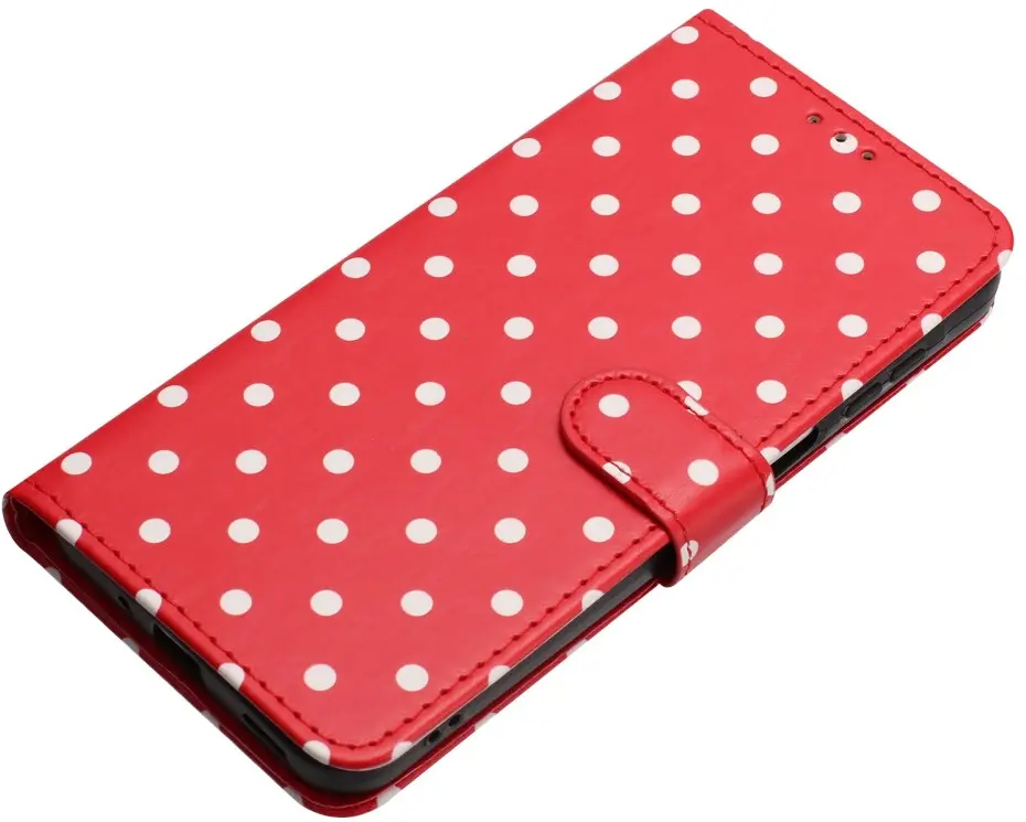 OnePlus Nord 6 Hoesje Portemonnee Book Case Polka Dot Rood afbeelding 11
