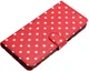 OnePlus Nord 6 Hoesje Portemonnee Book Case Polka Dot Rood afbeelding 11