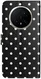Honor Magic 8 Pro Hoesje Portemonnee Book Case Polka Dot Zwart afbeelding 7