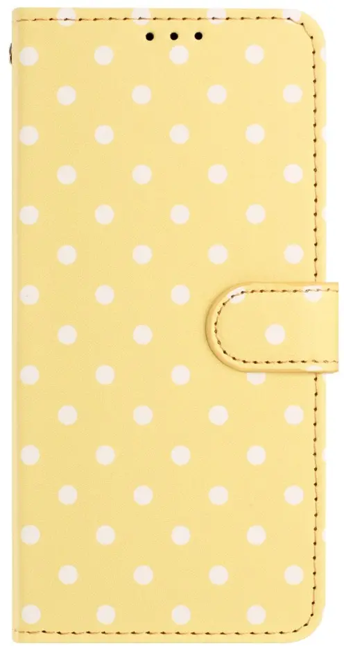 Honor Magic 8 Pro Hoesje Portemonnee Book Case Polka Dot Geel afbeelding 8