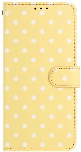 Honor Magic 8 Pro Hoesje Portemonnee Book Case Polka Dot Geel afbeelding 8