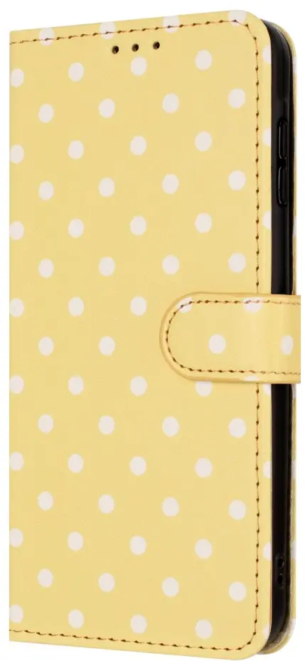Honor Magic 8 Pro Hoesje Portemonnee Book Case Polka Dot Geel afbeelding 9