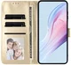 Honor Magic 8 Pro Hoesje Portemonnee Book Case Polka Dot Geel afbeelding 6