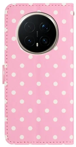 Honor Magic 8 Pro Hoesje Portemonnee Book Case Polka Dot Roze afbeelding 7