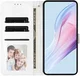 Honor Magic 8 Pro Hoesje Portemonnee Book Case Polka Dot Wit afbeelding 6