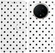 Honor Magic 8 Pro Hoesje Portemonnee Book Case Polka Dot Wit