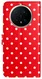 Honor Magic 8 Pro Hoesje Portemonnee Book Case Polka Dot Rood afbeelding 7