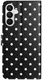 Samsung Galaxy A27 Hoesje Portemonnee Book Case Polka Dot Zwart afbeelding 4