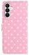 Samsung  Galaxy A27 Hoesje Portemonnee Book Case Polka Dot Roze afbeelding 4
