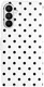 Samsung Galaxy A27 Hoesje Portemonnee Book Case Polka Dot Wit afbeelding 4