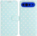 Google Pixel 11 Pro Hoesje Portemonnee Book Case Polka Dot Blauw