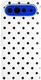Google Pixel 11 Pro Hoesje Portemonnee Book Case Polka Dot WIt afbeelding 3