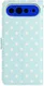 Google Pixel 11 Pro XL Hoesje Portemonnee Book Case Polka Dot Blauw afbeelding 4