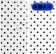 Google Pixel 11 Pro XL Hoesje Portemonnee Book Case Polka Dot Wit