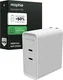 Mophie 100W Power Adapter met 2x USB-C Poort Wit afbeelding 1