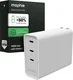 Mophie 140W Power Adapter met 3x USB-C Poort Wit afbeelding 1