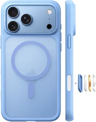 TORRAS Guardian Magnetic Apple iPhone 18 Pro / 17 Pro Hoesje MagSafe Blauw afbeelding