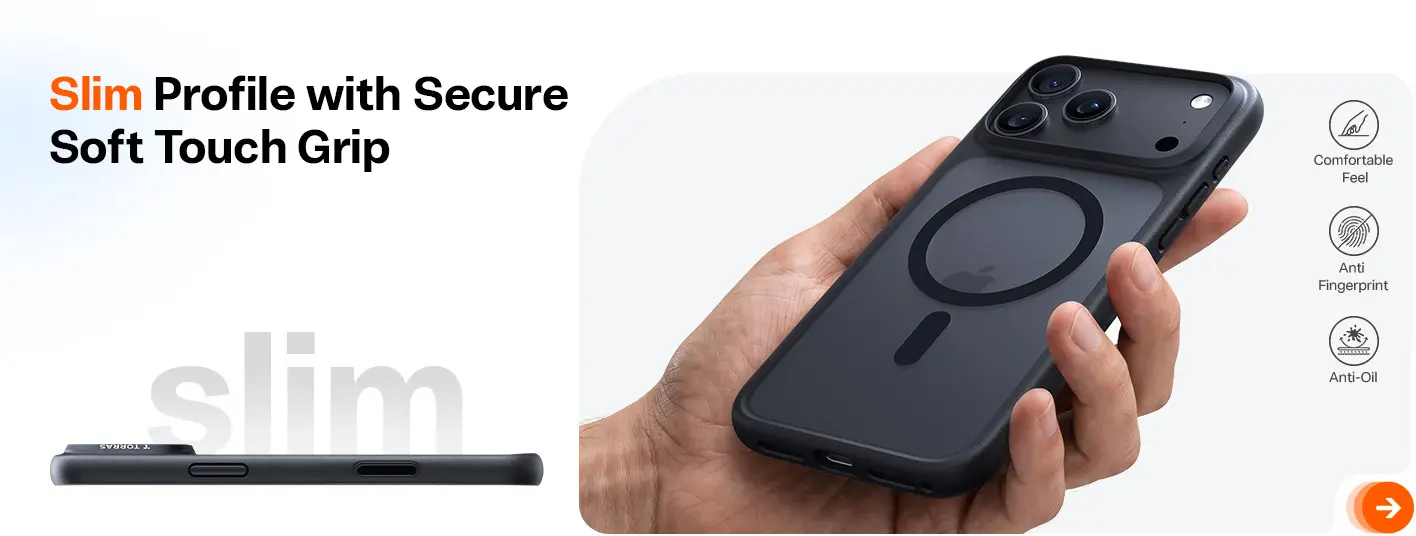 TORRAS Guardian-Mag Apple iPhone 18 Pro Hoesje MagSafe Zwart afbeelding 11
