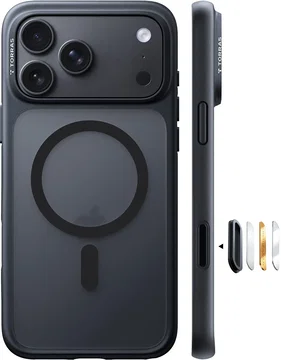 TORRAS Guardian-Mag Apple iPhone 18 Pro Max Hoesje MagSafe Zwart