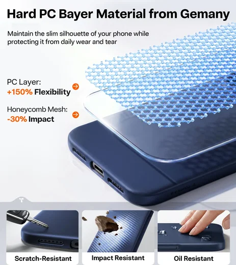 TORRAS Origin Fit Mag Apple iPhone 18 Pro Max / 17 Pro Max Hoesje MagSafe Blauw afbeelding 5