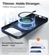 TORRAS Origin Fit Mag Apple iPhone 18 Pro Max / 17 Pro Max Hoesje MagSafe Blauw afbeelding 2