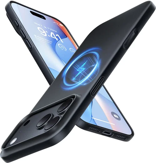 TORRAS Origin Fit Mag Apple iPhone 18 Pro Max / 17 Pro Max Hoesje MagSafe Zwart afbeelding 1