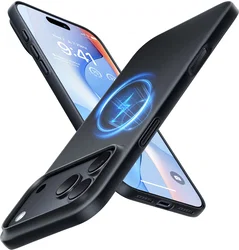 TORRAS Origin Fit Mag Apple iPhone 18 Pro Max / 17 Pro Max Hoesje MagSafe Zwart afbeelding