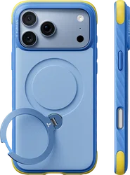 TORRAS Ostand Q3 Rugg iPhone 18 Pro / 17 Pro Hoesje MagSafe Kickstand Blauw afbeelding