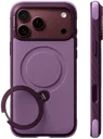 TORRAS Ostand Q3 Rugg iPhone 18 Pro / 17 Pro Hoesje MagSafe Kickstand Paars