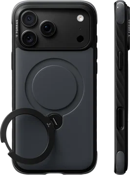 TORRAS Ostand Q3 Rugg iPhone 18 Pro / 17 Pro Hoesje MagSafe Kickstand Zwart