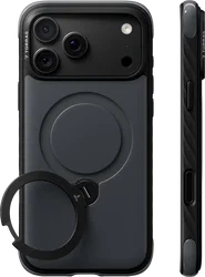 TORRAS Ostand Q3 Rugg Apple iPhone 18 Pro Hoesje MagSafe 360° Kickstand Zwart afbeelding